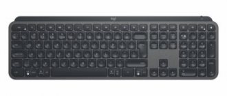 Wireless keyboard with backlit keys