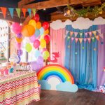 DIY photo zone for a child’s birthday