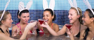 Ideas for a bachelorette party in a bathhouse or sauna