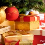 beautiful gifts under the Christmas tree