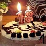 18th birthday cake